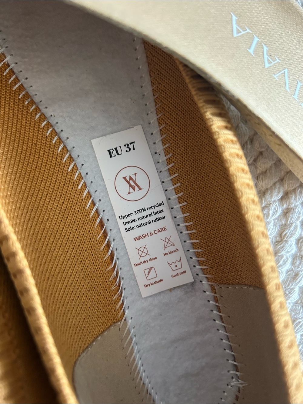 Vivaia Golden Ginger Yellow Pointed Toe Ballet Flats - Picture 6 of 7